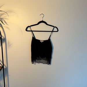 Wilfred 100% silk black camisole size XS